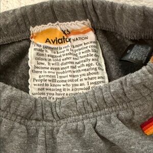 Aviator Nation Gray Track Pants XS